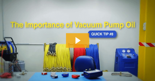 Quick Tip #8: The Importance of Vacuum Pump Oil