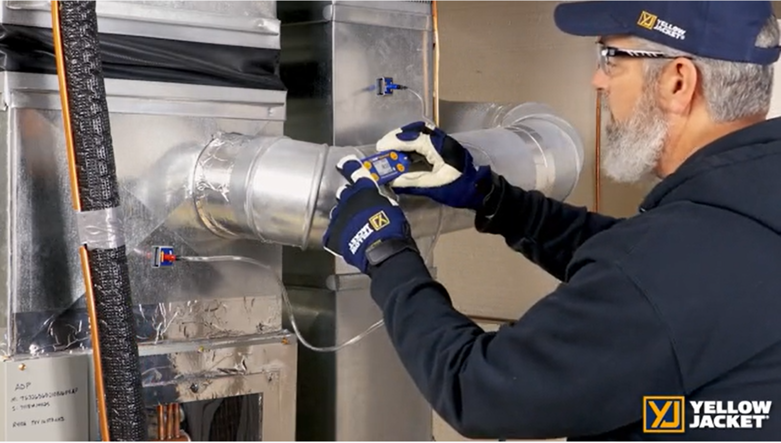 YJACK MANO Wireless Manometer IN USE Yellow Jacket Videos