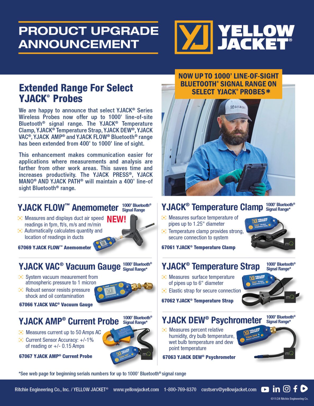 Product Announcement - YJACK Extended Range - Yellow Jacket